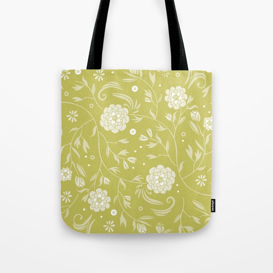 Sunny floral pattern Tote Bag