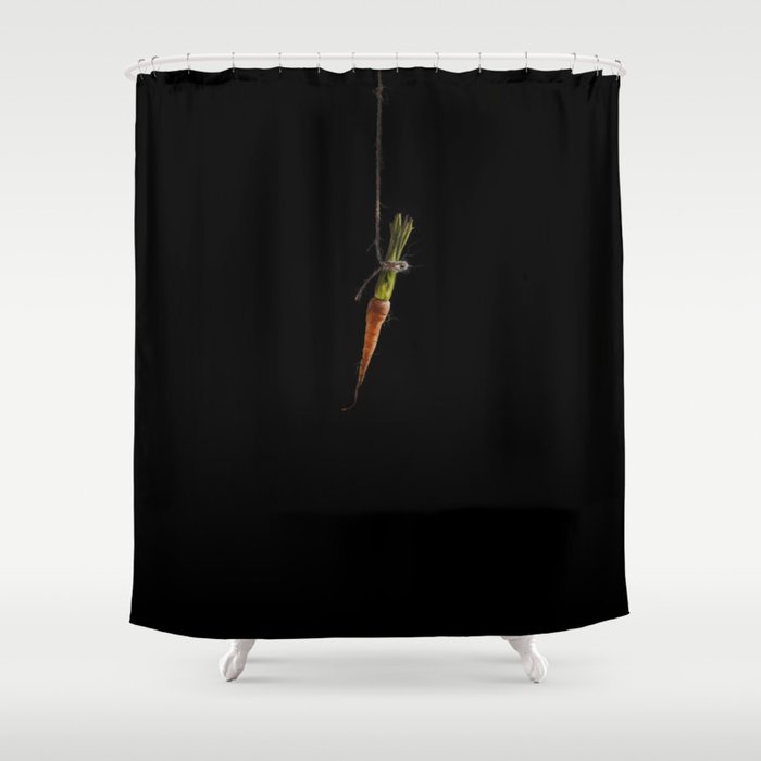 Vegetable Vanitas: The Carrot Painting by Brooke Figer Shower Curtain