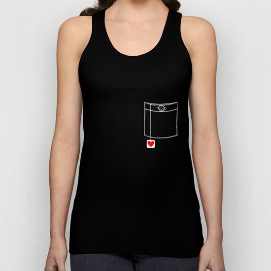 Pocket Full of Love Unisex Tank Top