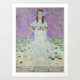 Mäda Primavesi by Gustav Klimt Art Print