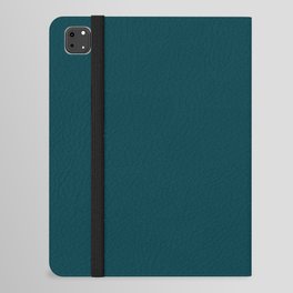 Deep Aqua Solid Color iPad Folio Case