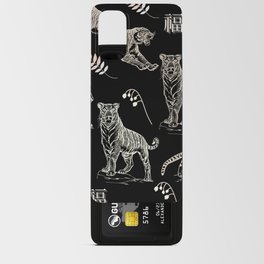 Tigers (Black) | A Sign of Strength and Power Android Card Case