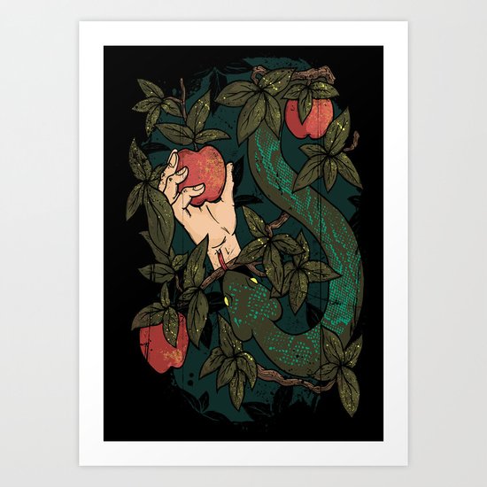 Original sin Art Print
