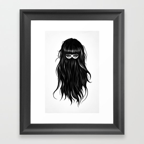 It Girl Framed Art Print