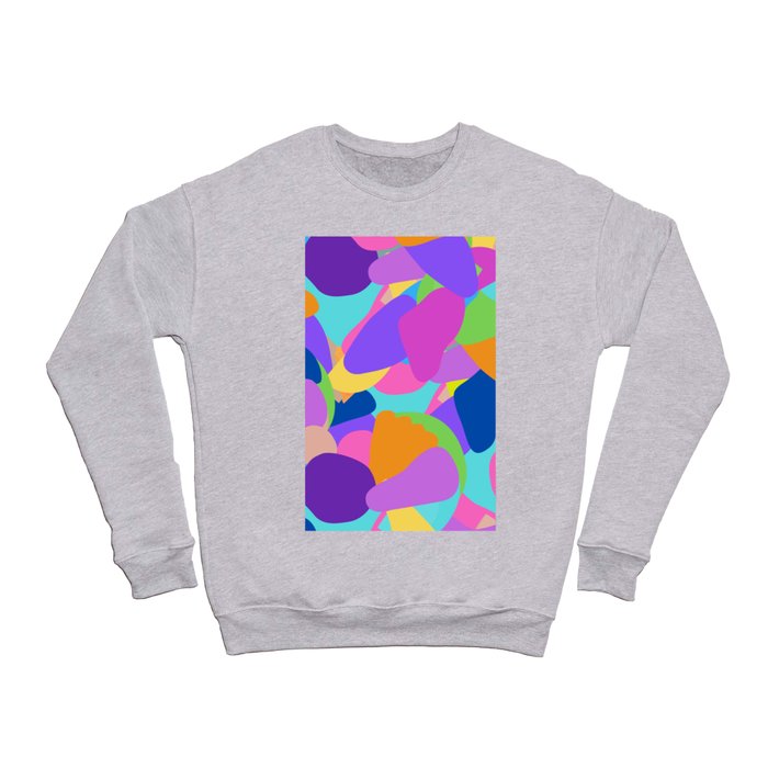 Colorful Blobs Crewneck Sweatshirt