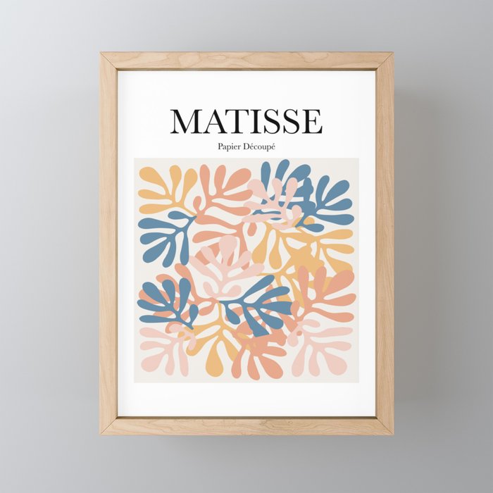 Matisse - Papier Découpé Framed Mini Art Print