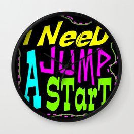 Jump Start Wall Clock