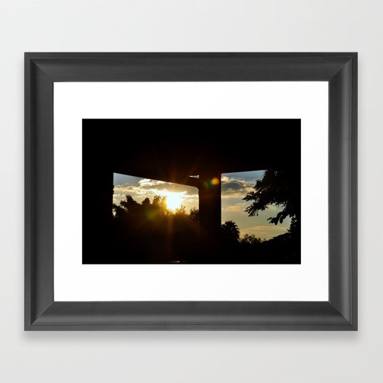 Lighting I Framed Art Print