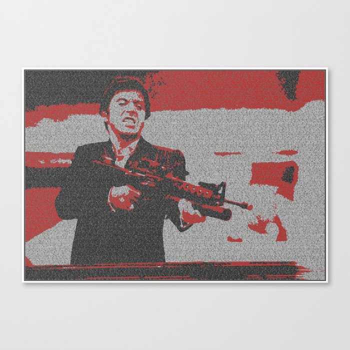 text portrait of tony