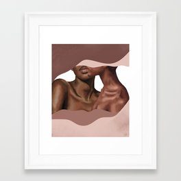 Love the skin you're in Framed Art Print