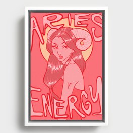 Aries Energy Framed Canvas