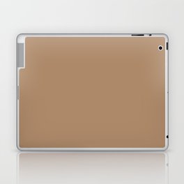 YEARLING color. Medium Brown solid color Laptop Skin