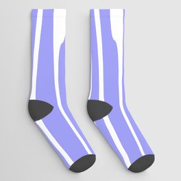 Very Peri Color 2022 stripes pattern Design Socks