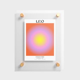 Leo Gradient Print Floating Acrylic Print