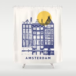 Amsterdam - City Shower Curtain