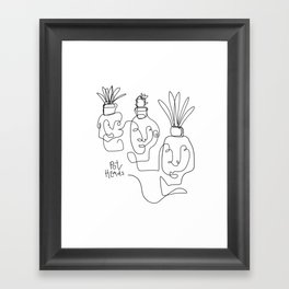 "Pot Heads" Framed Art Print