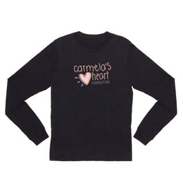 Carmela's Heart Logo Long Sleeve T Shirt