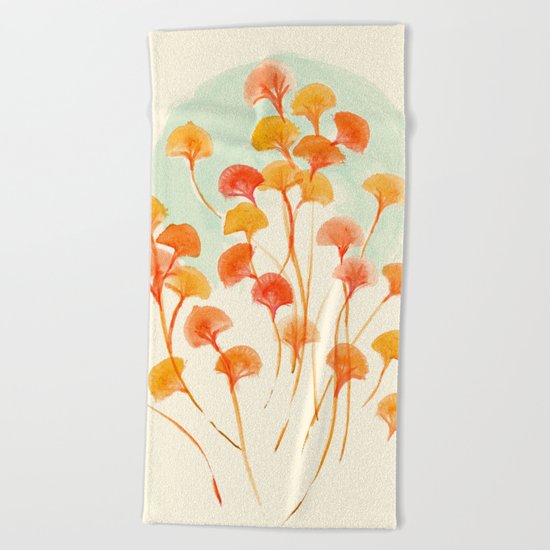 The bloom lasts forever Beach Towel