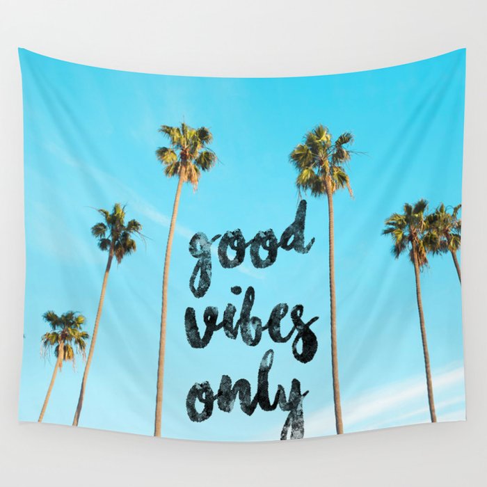 Good LA Vibes Only Wall Tapestry