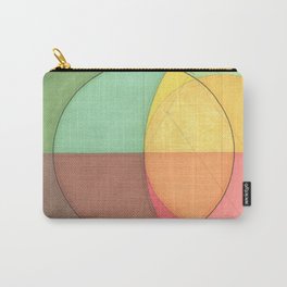 Concentric Circles Forming Equal Areas Carry-All Pouch