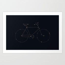 Bike Constellation Art Print