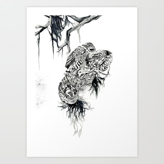 Extinction part2 Art Print