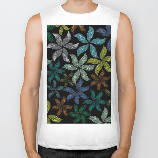 Beautiful flowers Biker Tank