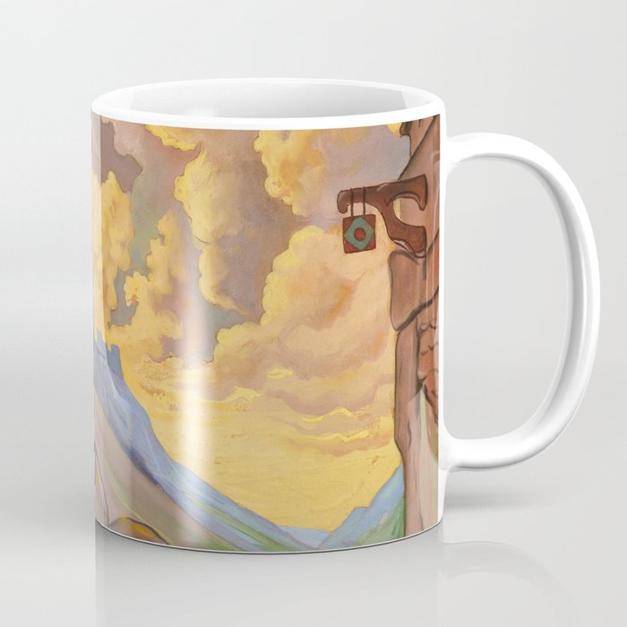  Mountain Convent, Fuente Ovehuna a drama by Lope de Vega by Nicholas Roerich Coffee Mug