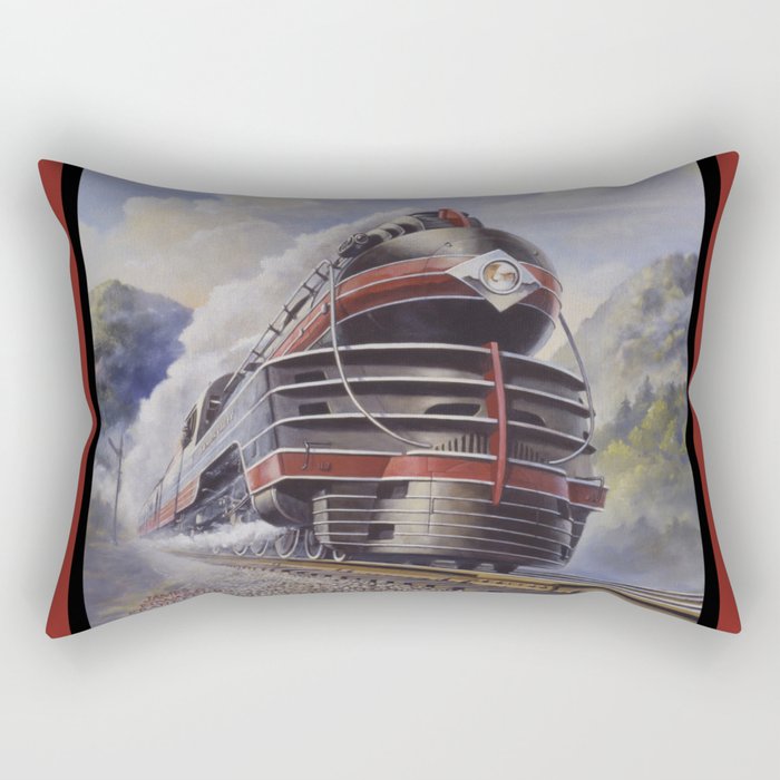 Lehigh Valley Railroad - The John Wilkes Rectangular Pillow