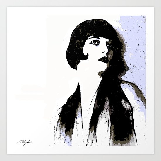 LOUISE BROOKS: MY LOVE IS ALL I HAVE TO GIVE Art Print