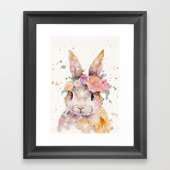 Little Bunny Framed Art Print