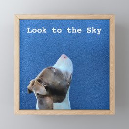 Look to the Sky Framed Mini Art Print