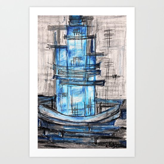 Floating There Art Print