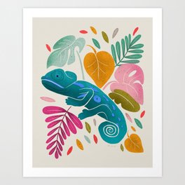 Chameleon Art Print