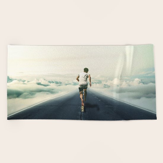 The Runner Beach Towel