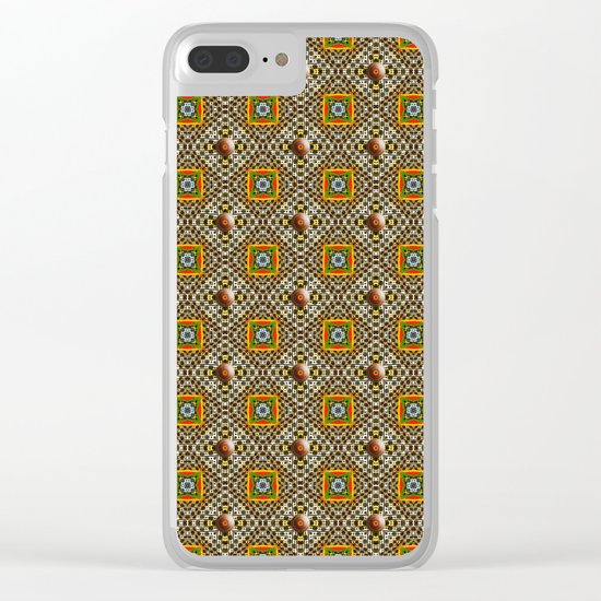 Odo Pattern Clear iPhone Case