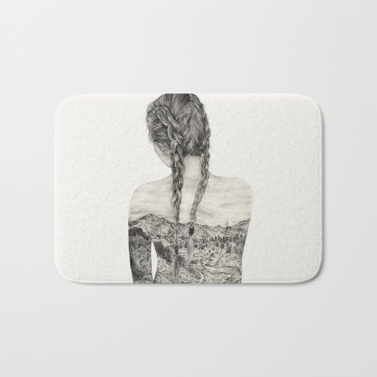All That Is Left Is The Trace Of A Memory Bath Mat