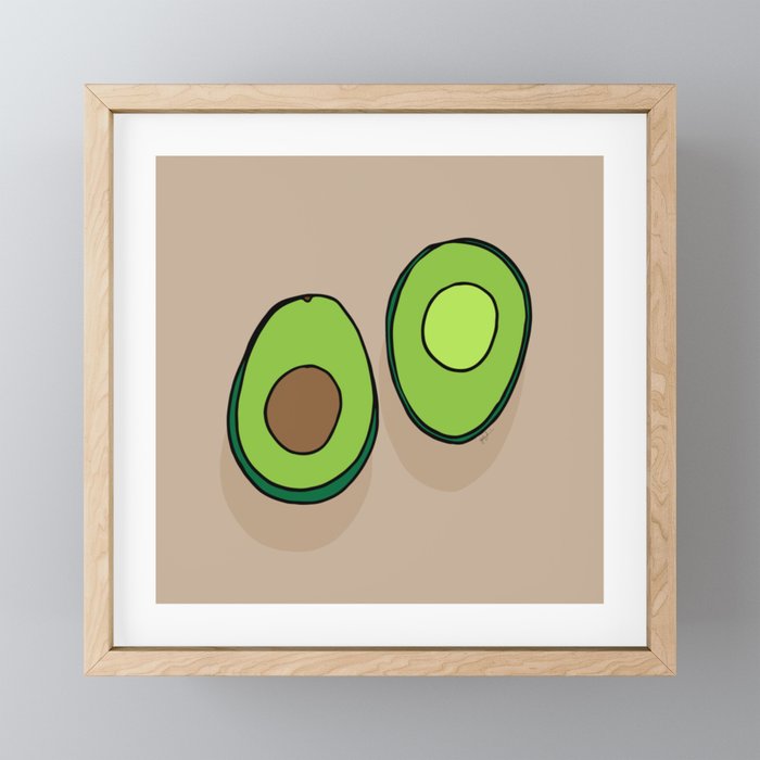 Aguacate Framed Mini Art Print