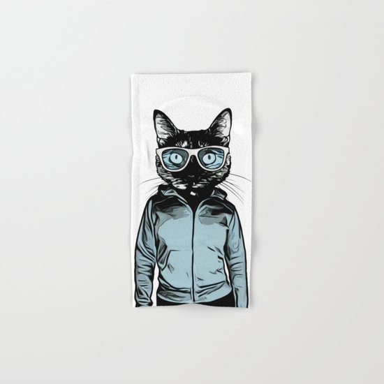Cool Cat Hand & Bath Towel