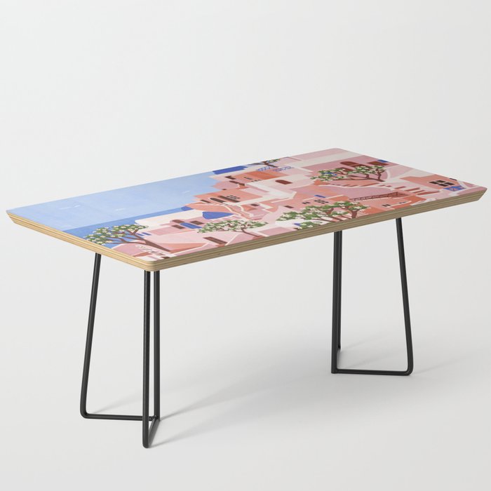 Sunset in Sontorini Coffee Table