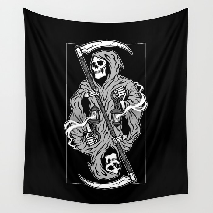 Grim reaper tapestry deals