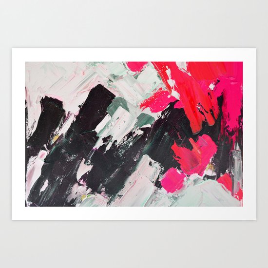 Hot Pink Franz Art Print