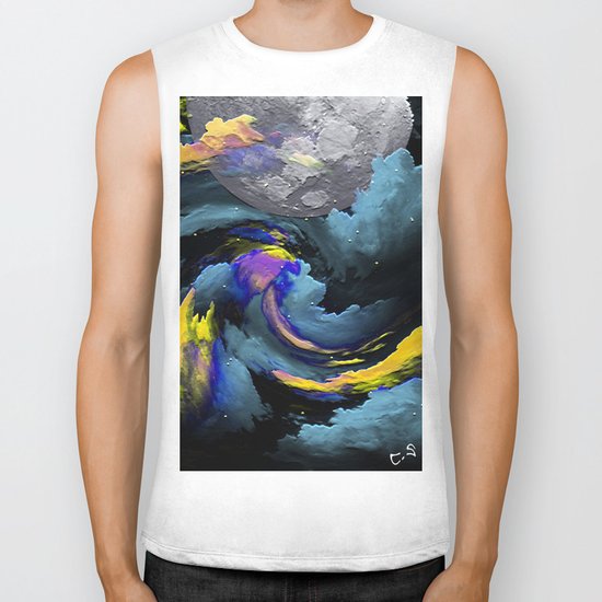 " The energies of the moon " Biker Tank