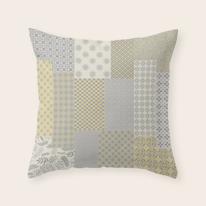oatmeal throw pillow
