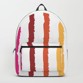 Painted Rainbow Colors Backpack