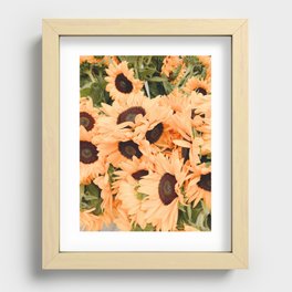 Sunflowers Recessed Framed Print
