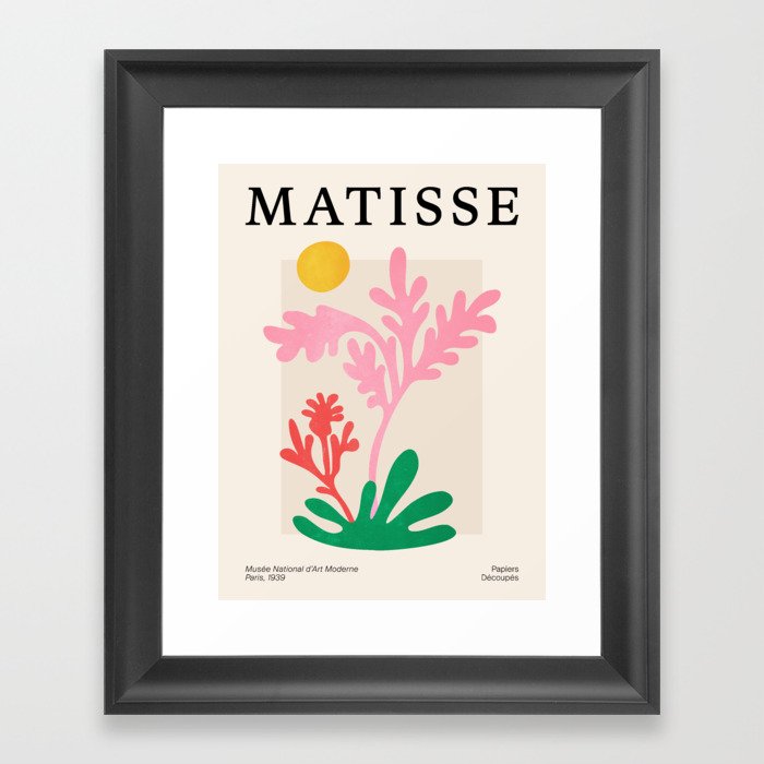 Abstract Garden: Matisse Paper Cutouts IV Framed Art Print