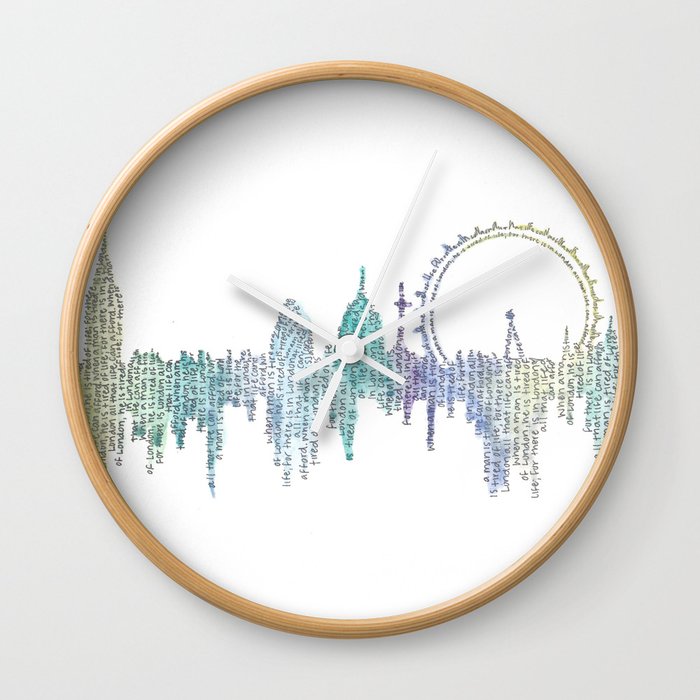 London in Colour Wall Clock