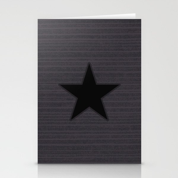 Black Star Stationery Cards