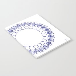 Community Circle (Blue) by Labyrinth Lines Notebook